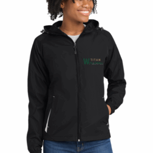 Sport-Tek® Women's Colorblock Hooded Raglan Jacket