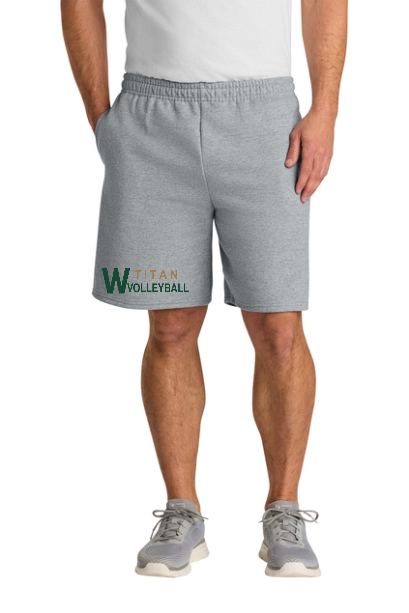 Jerzees® Unisex NuBlend® Pocketed Sweat Short - Image 2