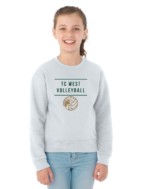Jerzees NuBlend Youth Crewneck Sweatshirt - Image 11
