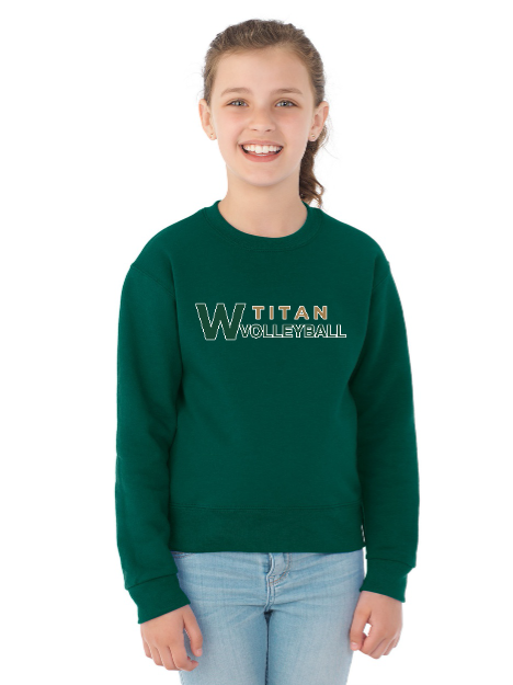 Jerzees NuBlend Youth Crewneck Sweatshirt - Image 16