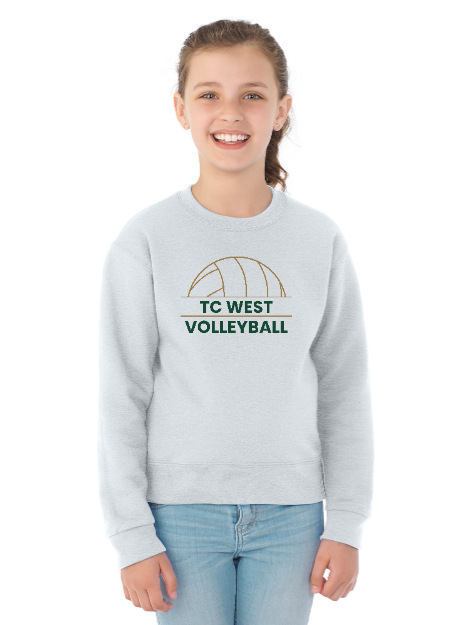 Jerzees NuBlend Youth Crewneck Sweatshirt - Image 10