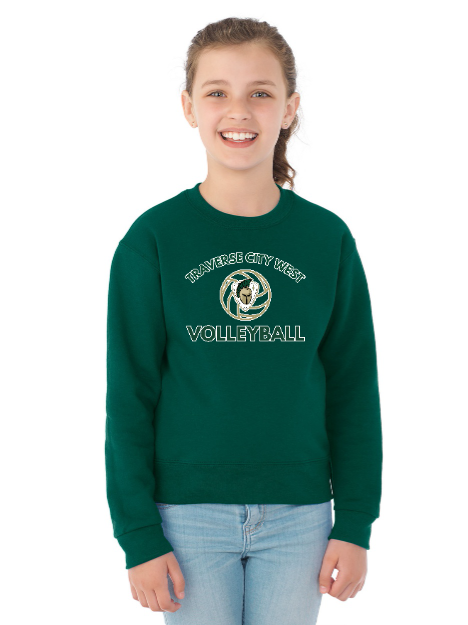 Jerzees NuBlend Youth Crewneck Sweatshirt - Image 13