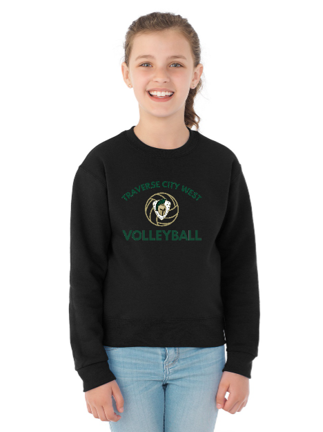 Jerzees NuBlend Youth Crewneck Sweatshirt - Image 6