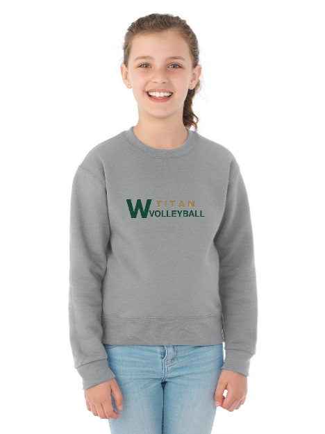 Jerzees NuBlend Youth Crewneck Sweatshirt - Image 5