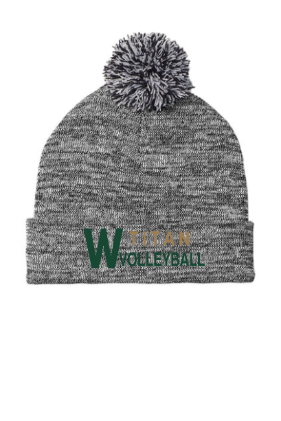 Sport-Tek® Heather Pom Pom Beanie - Image 2